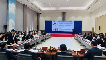 Toàn cảnh Hội nghị “Xúc tiến đầu tư và thương mại với các đối tác Singapore”.