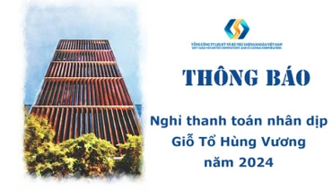 VSDC thông báo lịch nghỉ giao dịch dịp Giỗ Tổ Hùng Vương