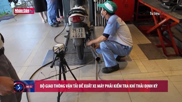 Bộ Giao thông Vận tải đề xuất xe máy phải kiểm tra khí thải định kỳ