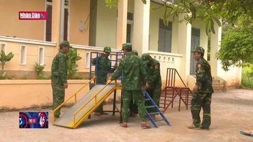 Chuẩn bị năm học mới ở điểm trường biên giới