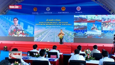 Thủ tướng phát lệnh khởi công đường Vành đai 4, Hà Nội và cao tốc Cao Lãnh - An Hữu