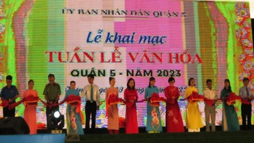 Lễ khai mạc Tuần lễ văn hóa quận 5 năm 2023.