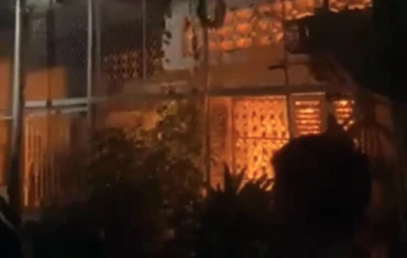 Hiện trường vụ cháy.