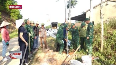 Thắp sáng đường tuần tra biên giới