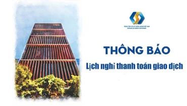 VSD thông báo lịch nghỉ thanh toán giao dịch năm 2023