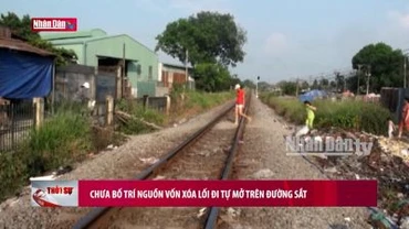 Chưa bố trí nguồn vốn xóa lối đi tự mở trên đường sắt