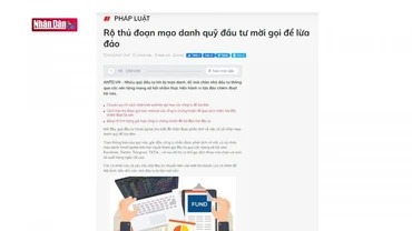 ''Ma trận'' lừa đảo qua mạng internet