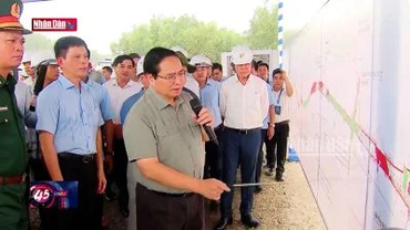 Thủ tướng kiểm tra tiến độ thi công cao tốc Biên Hòa - Vũng Tàu