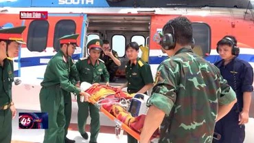 TP Hồ Chí Minh: Đưa bệnh nhân bị đứt rời cánh tay phải về đất liền an toàn