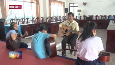 Lớp học đặc biệt của thầy, trò khiếm thị tại Đà Nẵng