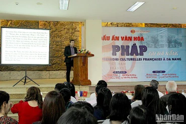 Chương trình Dấu ấn văn hóa Pháp tại Bảo tàng Đà Nẵng sáng 9/4.