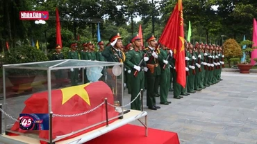 Truy điệu, an táng 86 hài cốt liệt sĩ hy sinh trên chiến trường Campuchia