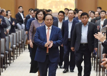 Thủ tướng Phạm Minh Chính cùng các đại biểu dự Hội nghị.