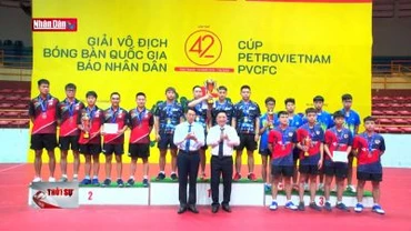 Bế mạc Giải Vô địch Bóng bàn Quốc gia Báo Nhân Dân lần thứ 42