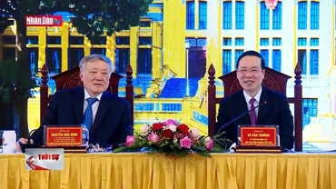 Chủ tịch nước làm việc với Ban cán sự Đảng, lãnh đạo Tòa án Nhân dân Tối cao