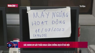 Xác minh 89 gói thầu mua sắm chống dịch ở Hà Nội