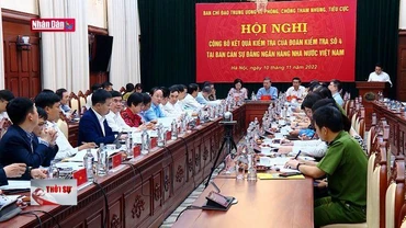 Công bố dự thảo kết quả kiểm tra Ngân hàng Nhà nước