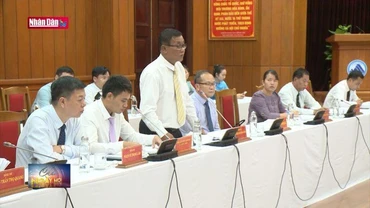 Đoàn Đại biểu tạp chí A-Lun-May (Lào) thăm và làm việc tại Đà Nẵng