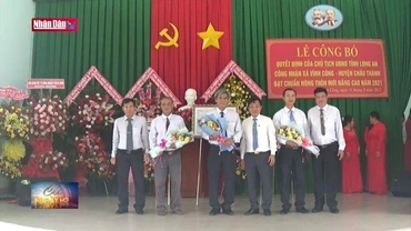 Long An công nhận xã thứ 22 đạt chuẩn nông thôn mới