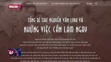Khai trương Trang thông tin đặc biệt về Tổng Bí thư Nguyễn Văn Linh