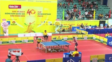 Giải bóng bàn quốc gia Báo Nhân Dân: Trao giải vô địch đơn nam, đơn nữ
