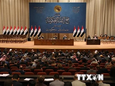 Quang cảnh một phiên họp Quốc hội Iraq tại thủ đô Baghdad. (Ảnh: AFP/TTXVN)