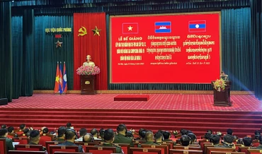 Quang cảnh Lễ bế giảng.