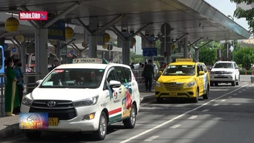 Taxi vào sân bay Tân Sơn Nhất phải đóng phí theo lượt