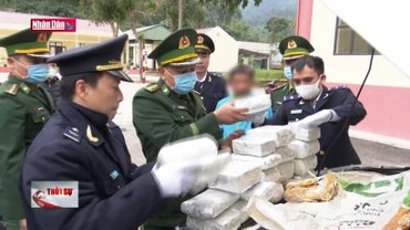 Thanh Hóa bắt đối tượng vận chuyển qua biên giới hơn 21kg ma túy