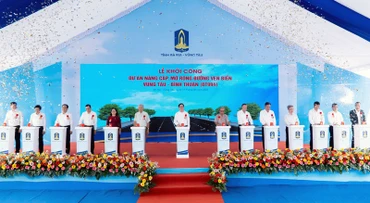 Lễ khởi công Dự án nâng cấp, mở rộng đường ven biển Vũng Tàu-Bình Thuận.
