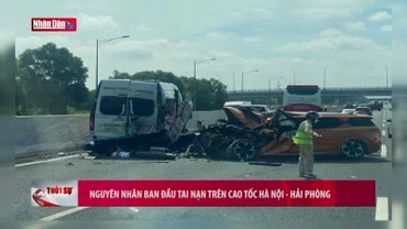 Nguyên nhân ban đầu tai nạn trên cao tốc Hà Nội - Hải Phòng