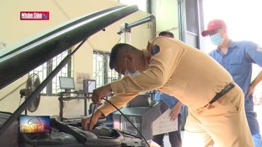 Cảnh sát giao thông hỗ trợ đăng kiểm cho 35.514 phương tiện