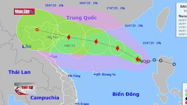 Bão số 1 đang tiếp tục mạnh lên