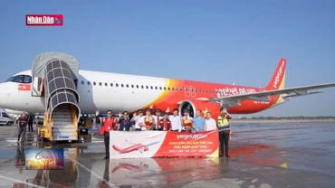 Hãng hàng không Vietjet đón tàu bay thứ 105