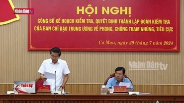 Kiểm tra công tác phòng, chống tham nhũng tại Cà Mau