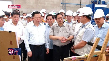 Thủ tướng khảo sát, kiểm tra tiến độ dự án đường sắt đô thị Nhổn-Ga Hà Nội