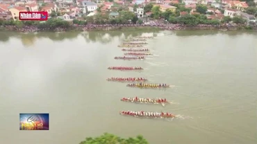 Lễ hội đua thuyền mừng Độc lập trên quê hương Đại tướng Võ Nguyên Giáp