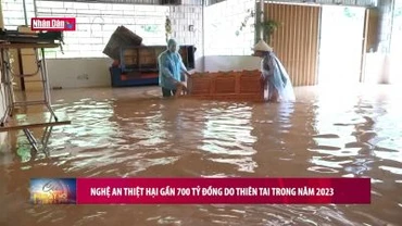 Nghệ An thiệt hại gần 700 tỷ đồng do thiên tai trong năm 2023