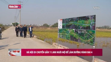 Hà Nội di chuyển gần 11.000 ngôi mộ để làm đường vành đai 4