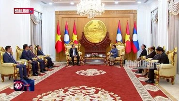 Chủ tịch Quốc hội kết thúc tốt đẹp chuyến thăm chính thức Lào và tham dự Đại hội đồng AIPA-45