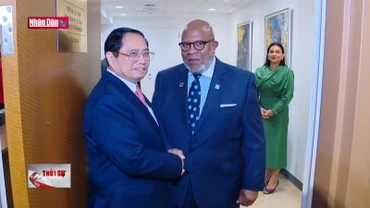 Thủ tướng Phạm Minh Chính gặp Chủ tịch Đại hội đồng Liên hợp quốc