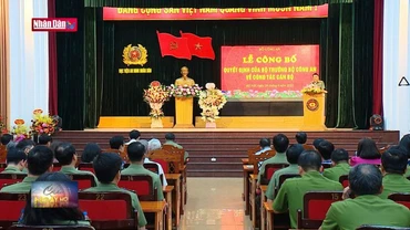 Công bố Quyết định của Bộ Công an về công tác cán bộ