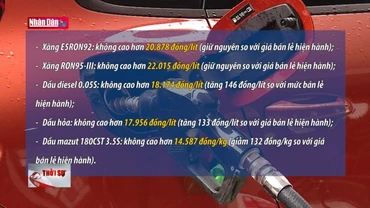Giá xăng giữ nguyên kỳ điều hành trước