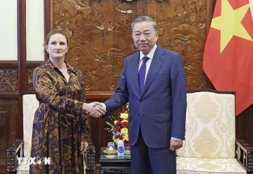 Chủ tịch nước Tô Lâm tiếp Đại sứ New Zealand Caroline Beresford
