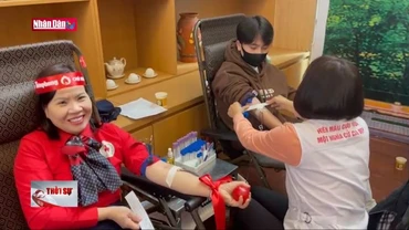 1.200 tình nguyện viên tham gia hiến máu nhân đạo Ngày Chủ nhật đỏ