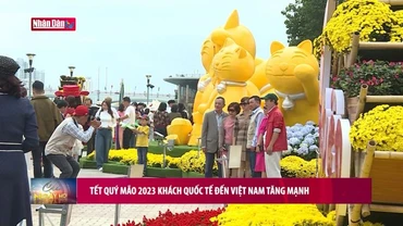Tết Quý Mão 2023 khách quốc tế đến Việt Nam tăng mạnh