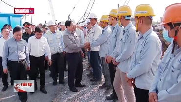 Thủ tướng kiểm tra dự án đường Tân Vạn - Nhơn Trạch thuộc vành đai 3 Thành phố Hồ Chí Minh
