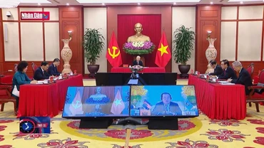 Tổng Bí thư điện đàm với Chủ tịch CPP, Thủ tướng Campuchia