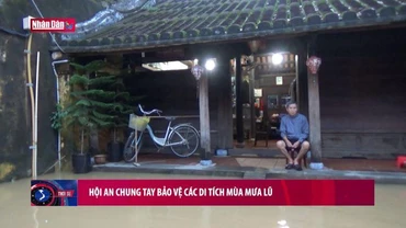 Hội An chung tay bảo vệ các di tích mùa mưa lũ