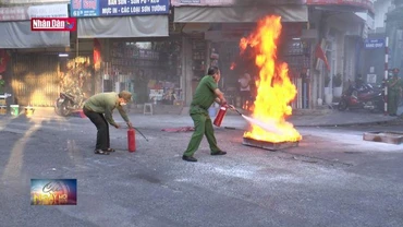 Tổ liên gia phòng cháy chữa cháy đầu tiên ở khu vực phố cổ Hà Nội